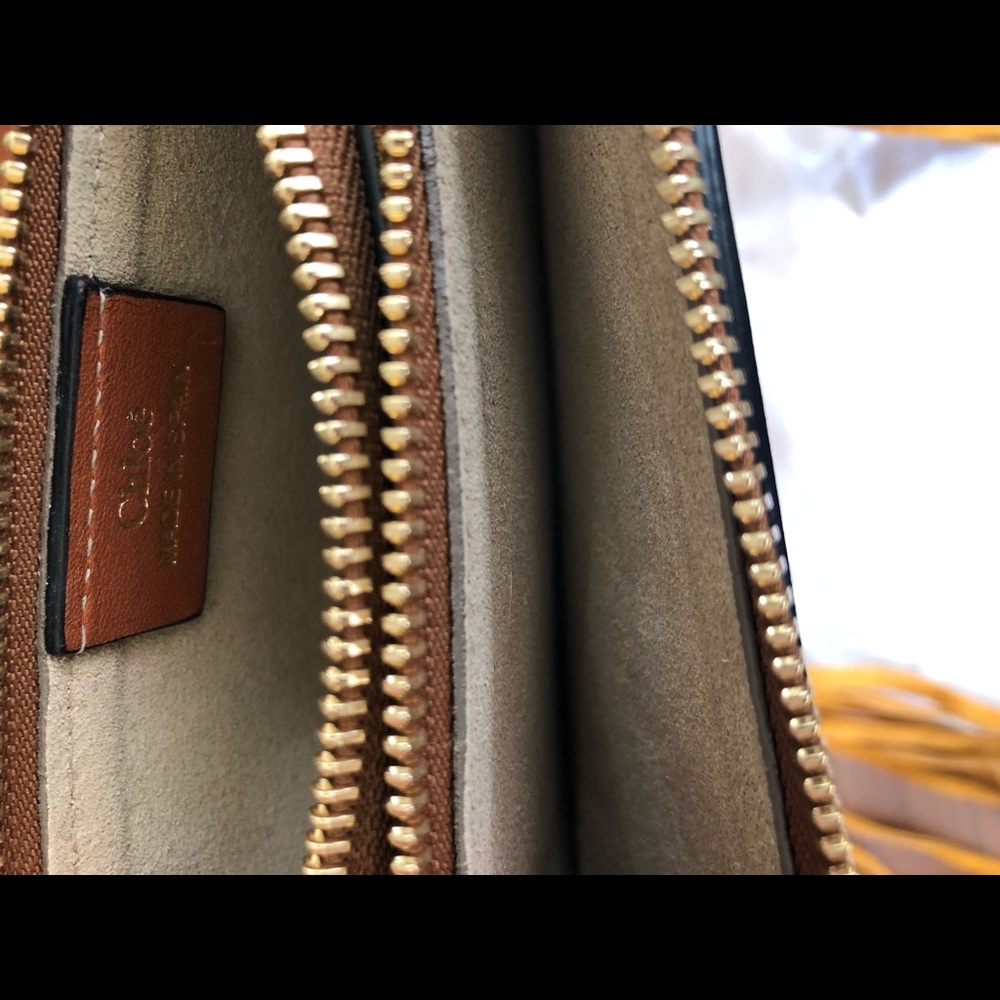 Chloé Jane fringed leather suede shoulder bag - Picture 4 of 6